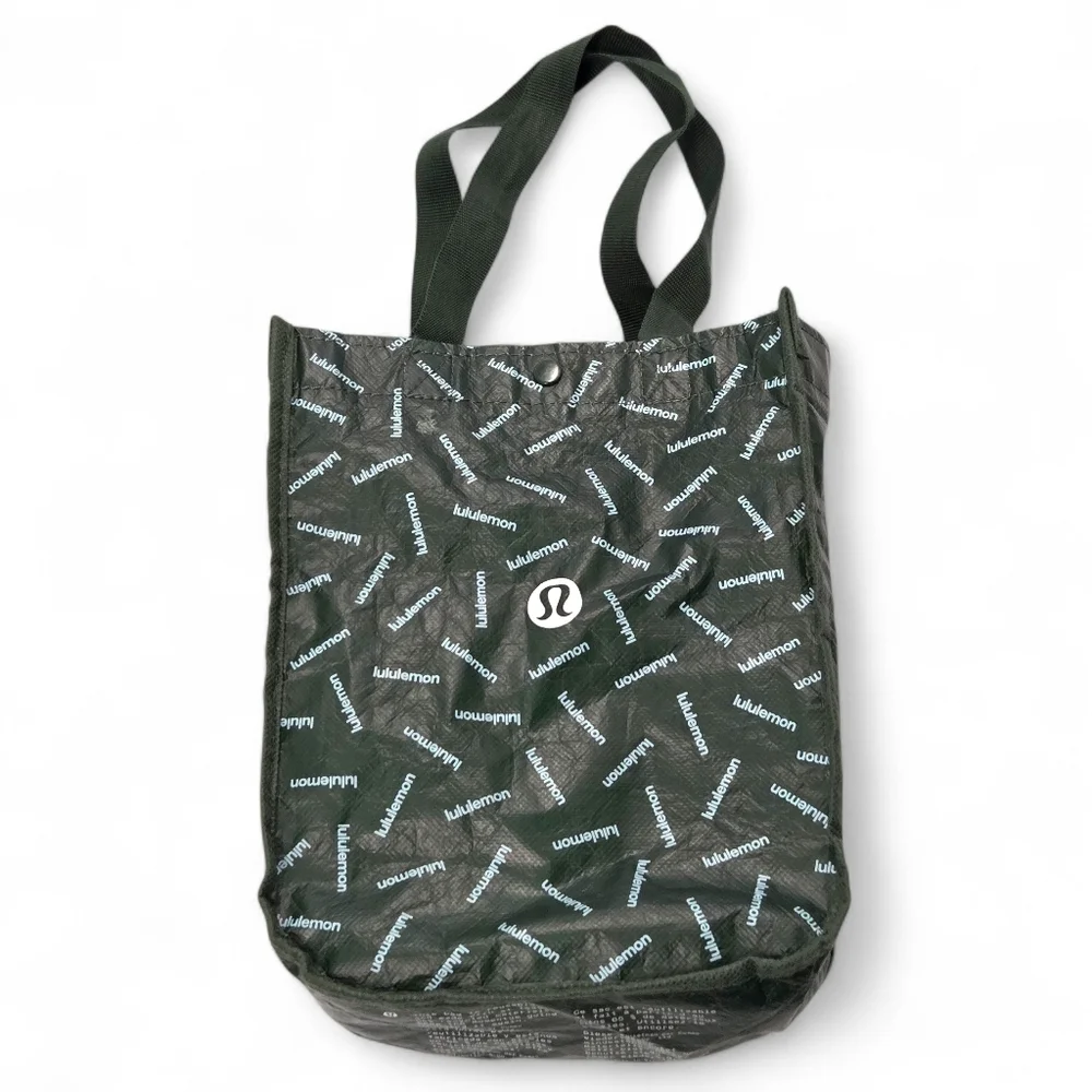 lululemon athletica | Bags | Lululemon Small Reusable Shopping Tote Lunch  Bag Green | Poshmark